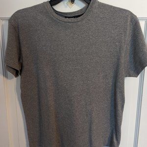 PB Basics Classic Gray Tee Ladies sz S 100% Cotton Made in Swaziland